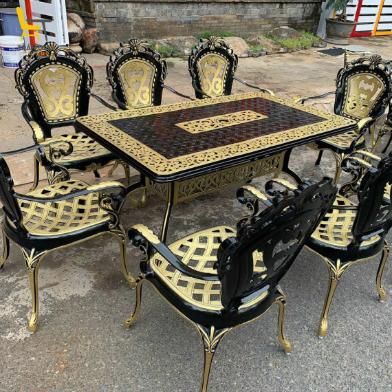 Bàn ghế nhôm đúc BD-1