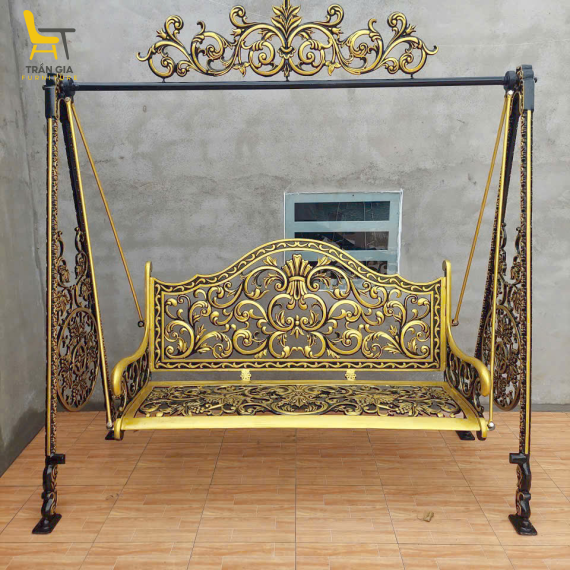 Xích đu nhôm đúc sân vườn XĐ-4