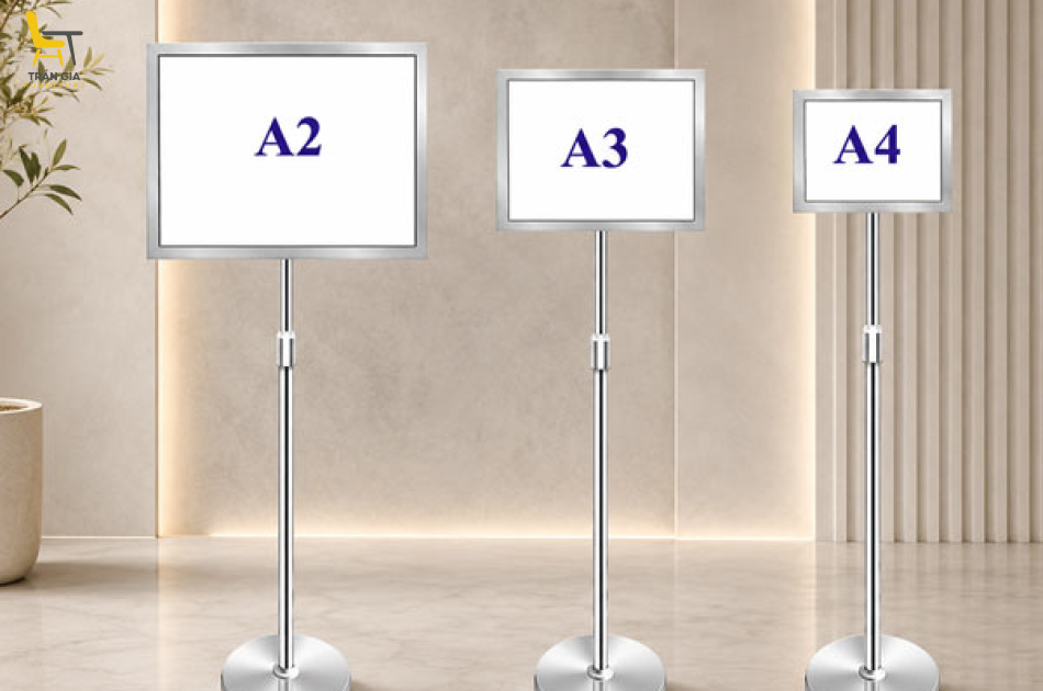 Bảng thông tin nâng hạ mặt thẳng A2, A3, A4