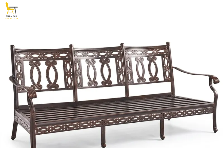 Bàn ghế nhôm đúc ngoài trời sân vườn BG01