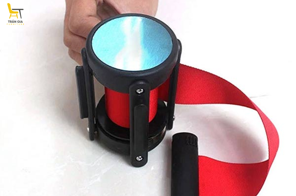 Hộp dây căng kéo cột chắn 2m 3m 5m nhiều màu 