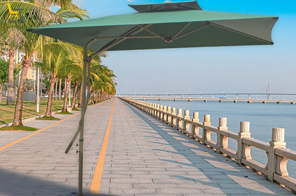 Ô dù ngoài trời 2.5m lệch tâm vuông