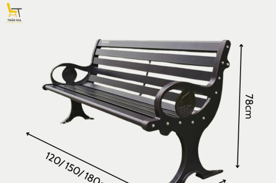 Ghế nhôm đúc sân vườn ngoài trời GD-5