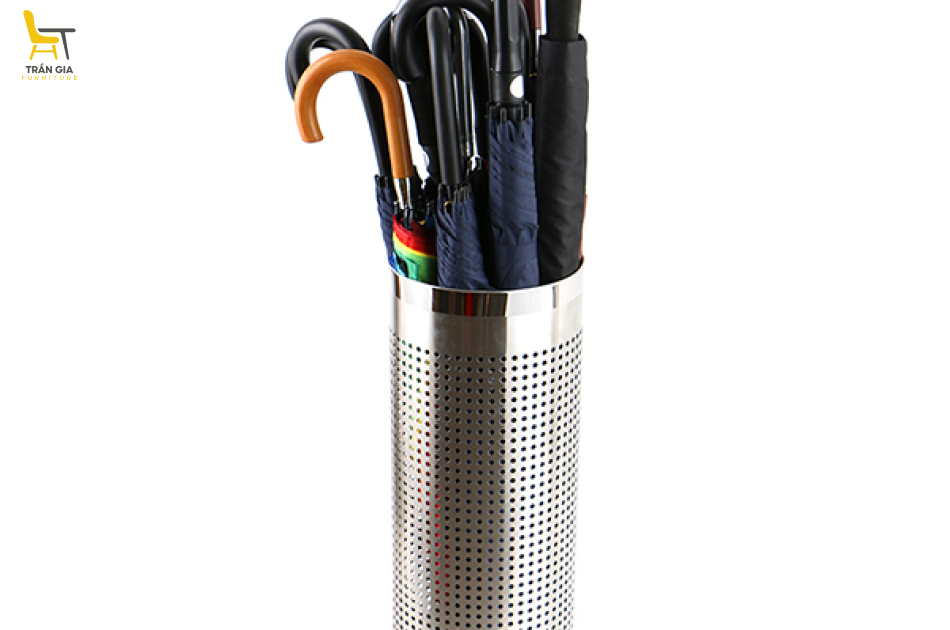 Sọt inox đựng ô dù hình tròn hàng cao cấp