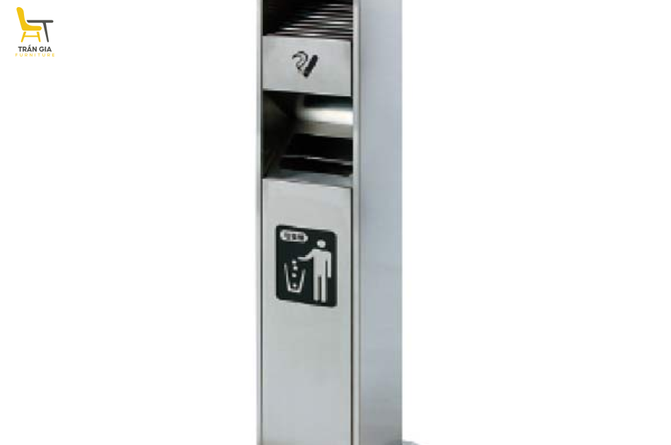 Trụ gạt tàn thuốc công cộng bằng inox CGT-02