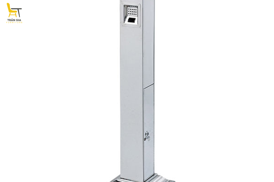 Trụ inox gạt tàn công cộng ngoài trời CGT-03