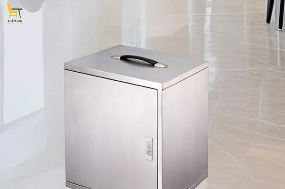 Xe đẩy phục vụ có tủ giữ nhiệt đồ ăn