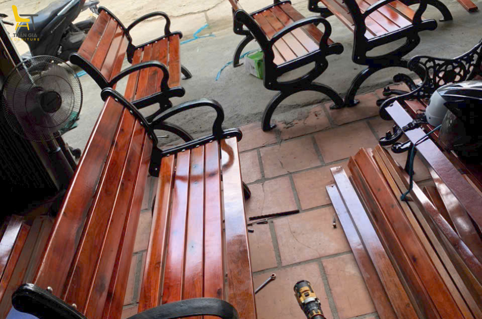 Ghế nhôm đúc sân vườn GCV-2