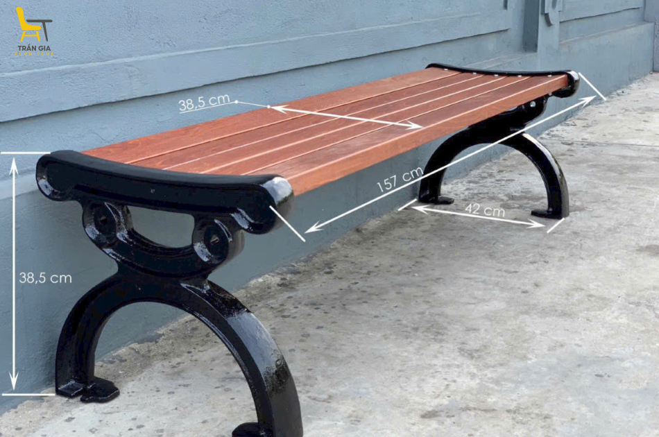 Ghế công viên sân vườn GCV-6