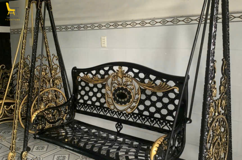 Xích đu nhôm đúc sân vườn XĐ-1