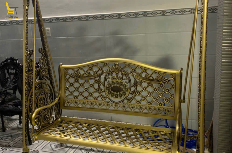 Xích đu nhôm đúc sân vườn XĐ-1