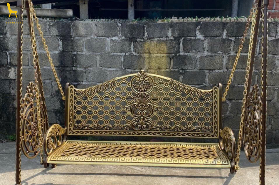 Xích đu nhôm đúc sân vườn XĐ-2