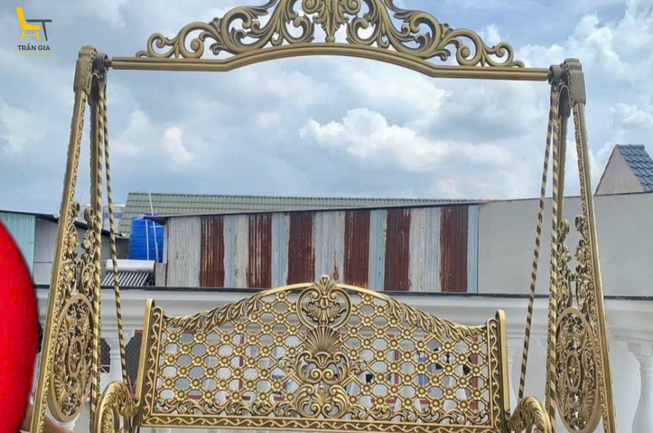 Xích đu nhôm đúc sân vườn XĐ-2