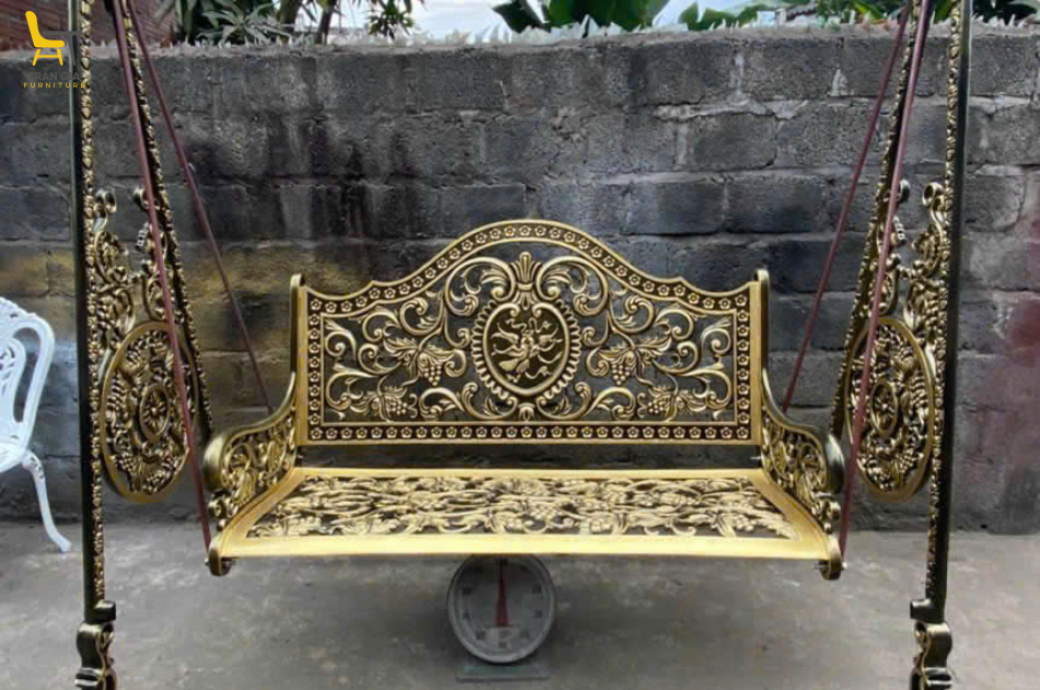 Xích đu nhôm đúc sân vườn XĐ-3