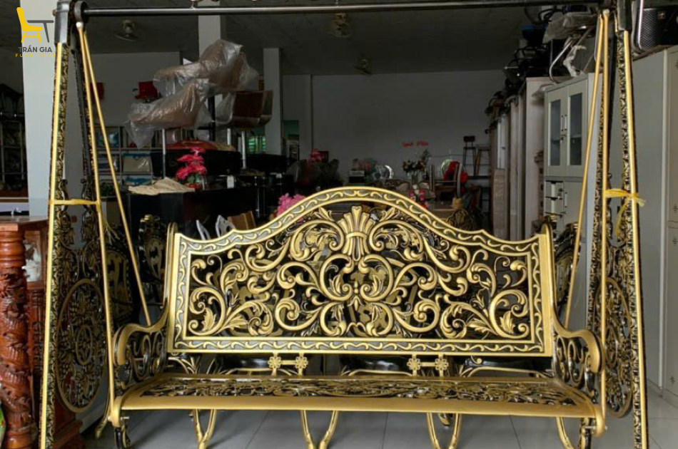 Xích đu nhôm đúc sân vườn XĐ-4