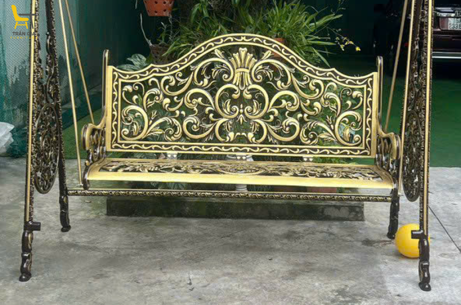 Xích đu nhôm đúc sân vườn XĐ-4