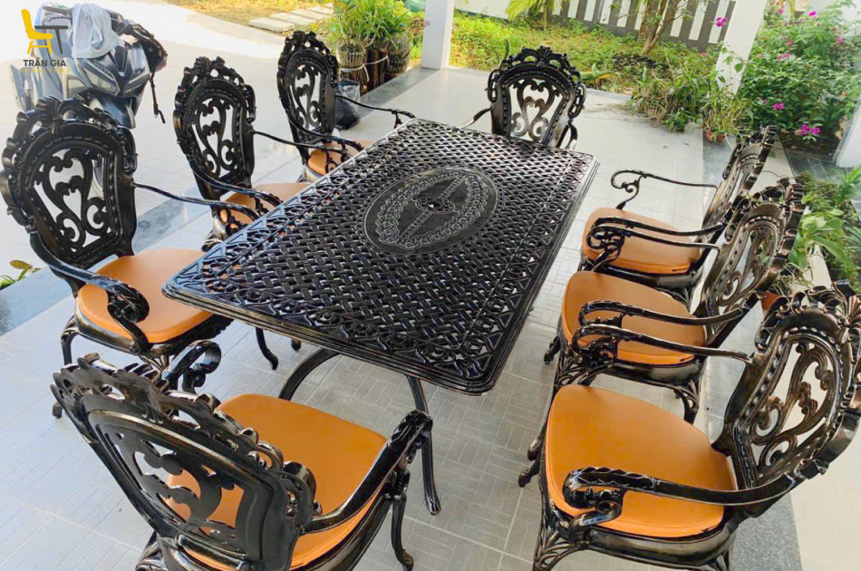 Bàn ghế nhôm đúc BD-1