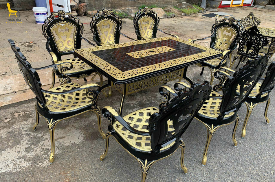 Bàn ghế nhôm đúc BD-1