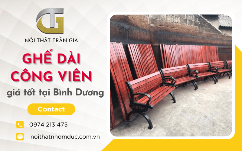 ghế dài công viên